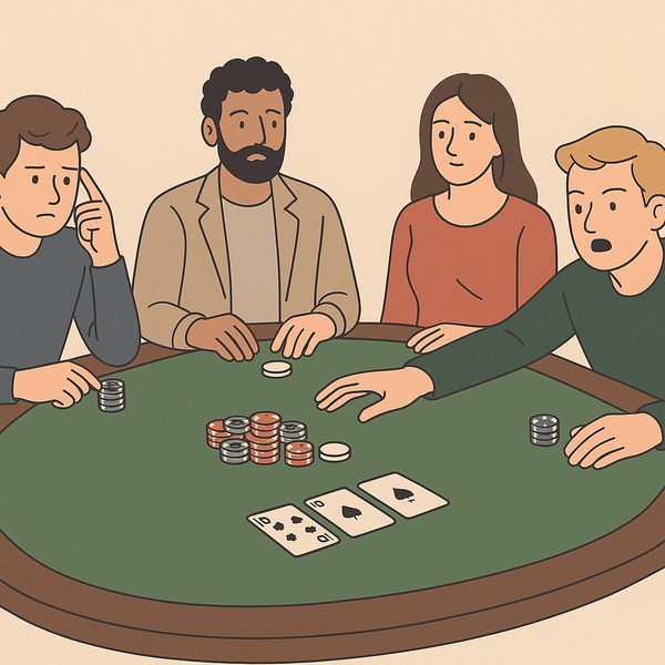 A flat style digital illustration depicts four pok maxwidth600