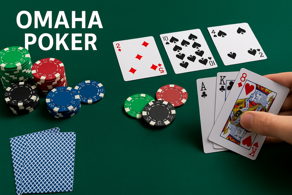 A photograph captures a Pot Limit Omaha poker game maxwidth600