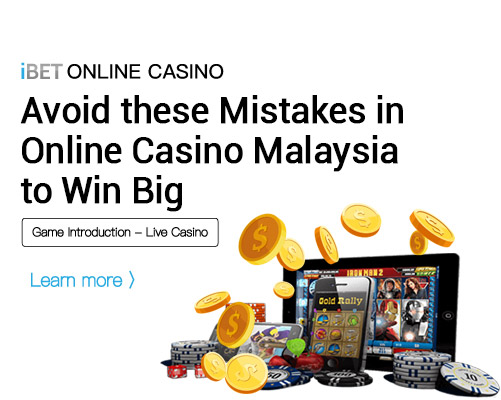 Avoid these Mistakes in Online Casino Malaysia to Win Big