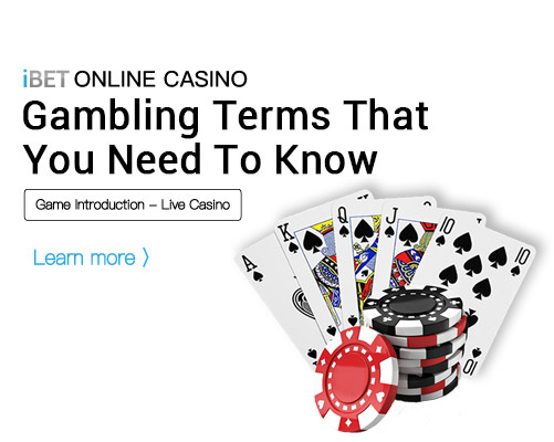 iBET ONLINE CASINO Gambling Terms That You Need To Know