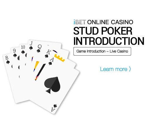 iBET Online Casino Stud Poker Introduction 495x400